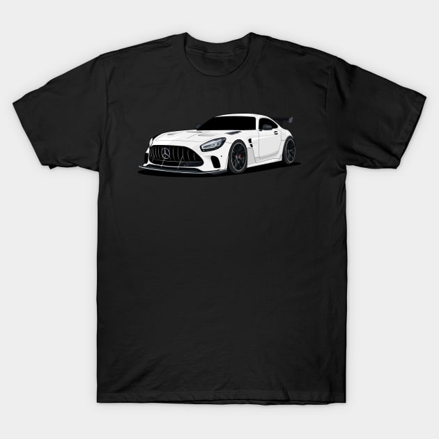 White Beast T-Shirt by Garage Buds